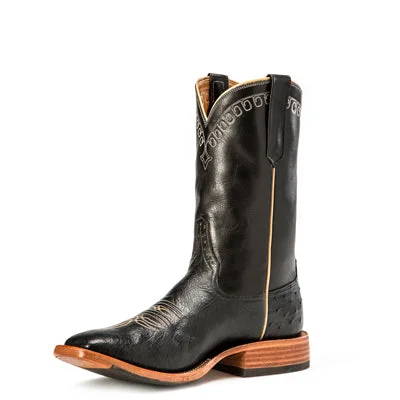 women's western boots with fringeBlack Smooth Ostrich - #R9004