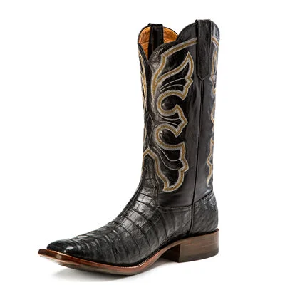 women's western boots with exotic leatherBlack Caiman Belly - #R9019