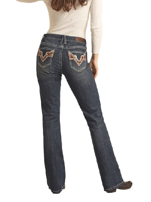 women's cowboy boots with square toeRock & Roll Denim BW4MD02971 Womens Cowhide Mid Rise Bootcut Jean Dark Vintage women's cowboy boots with square toeRock & Roll Denim BW4MD02971 Womens Cowhide Mid Rise Bootcut Jean Dark Vintage