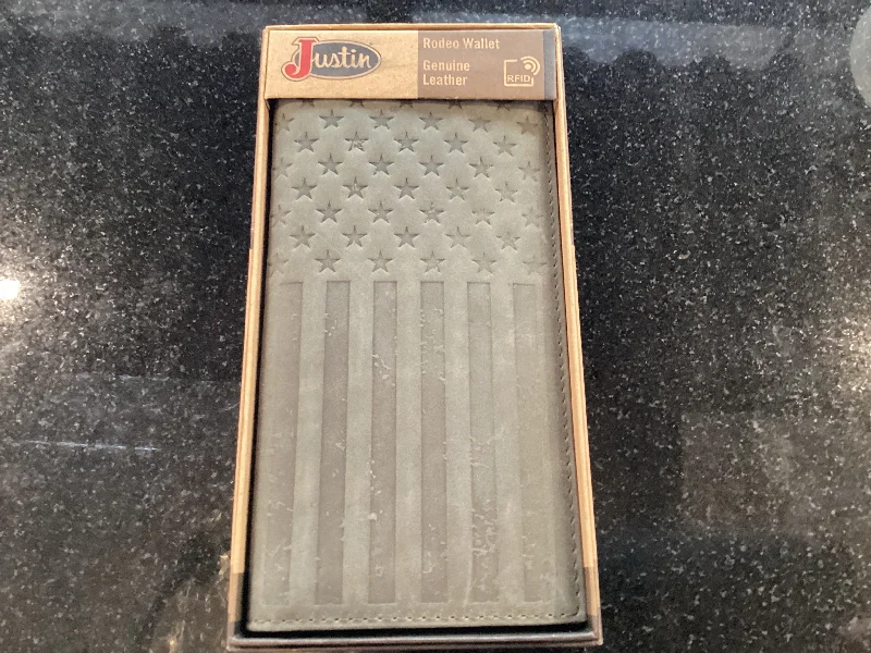 women's moto boots with unique tread patternsRodeo Wallet Graphite Flag