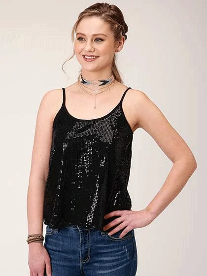 women's western boots for line dancingRoper 03-052-0565-0145 Womens Sleeveless Sequin Camisole Black women's western boots for line dancingRoper 03-052-0565-0145 Womens Sleeveless Sequin Camisole Black