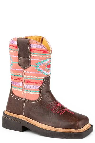 women's moto boots for winterRoper Footwear Brown Square Toe Boots with Pink Aztec Embroidered Tops for Toddlers women's moto boots for winterRoper Footwear Brown Square Toe Boots with Pink Aztec Embroidered Tops for Toddlers