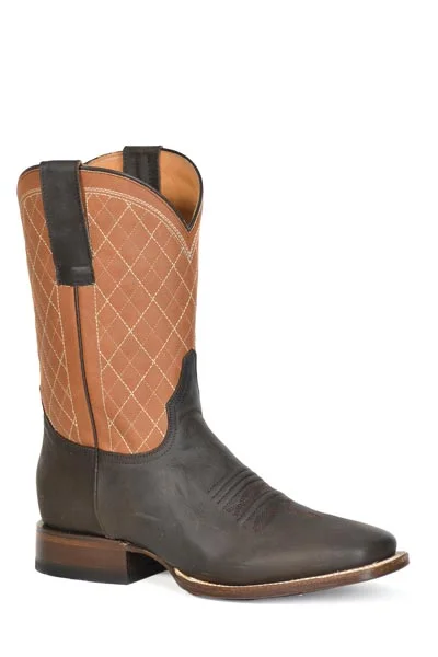 women's cowboy boots for tall womenRoper Footwear Men's Brown Broad Square Toe Boots with Crisscross Stitched Tops women's cowboy boots for tall womenRoper Footwear Men's Brown Broad Square Toe Boots with Crisscross Stitched Tops