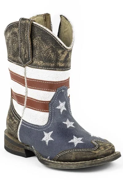 women's moto boots with adjustable strapsRoper Footwear Sanded USA Flag Square Toe Boots for Toddlers women's moto boots with adjustable strapsRoper Footwear Sanded USA Flag Square Toe Boots for Toddlers
