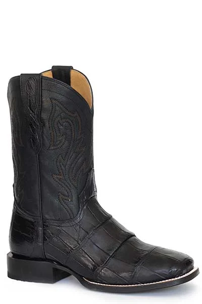 women's ankle moto bootsStetson Men's Black Alligator Broad Square Toe Boots by Roper Footwear women's ankle moto bootsStetson Men's Black Alligator Broad Square Toe Boots by Roper Footwear