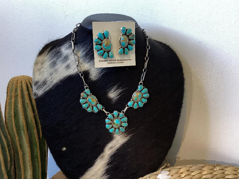 women's western boots for workThe Lottie Authentic turquoise Set