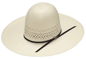 women's cowboy boots with slouchy lookTwister Natural Open Crown Shantung Straw Hat