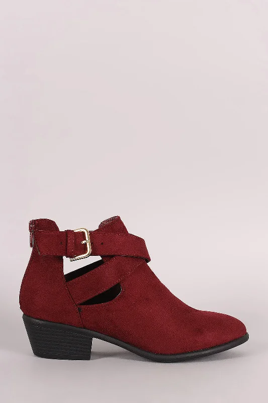 women's booties with chukka styleWild Diva Lounge Crisscross Buckled Strap Ankle Boots women's booties with chukka styleWild Diva Lounge Crisscross Buckled Strap Ankle Boots