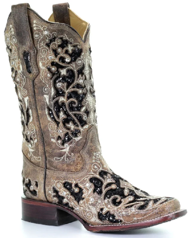 women's cowboy boots with slouchy lookWomen's Corral Western Boot #A3648