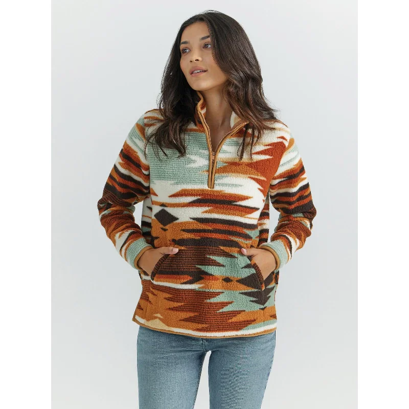 women's western boots for fashionWrangler Aztec Women's Pullover Sherpa